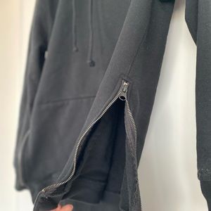 Half Zip Bottom Hoodie